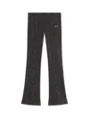 Off-white Off Stamp Acid Wash Rib Pant In Black