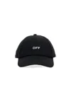 Off-white Logo-embroidered Baseball Cap With Curved Peak In Black
