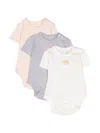 Off-white Off Stamp Bodysuit (set Of Three) In 彩色