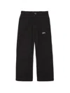 Off-white Off Stamp Clear Worker Pant In Black