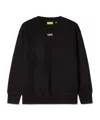 Off-white Kids Felpa Off Stamp In Black
