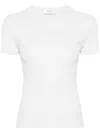 Off-white Off Stamp Short-sleeved Crewneck T-shirt In Artic Ice Artic Ice