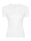 Off-white Off Stamp Short-sleeved Crewneck T-shirt In Black
