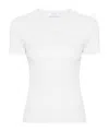 Off-white Off Stamp Short-sleeved Crewneck T-shirt In White