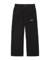 Off-white Off Stamp Clear Worker Pant In Black