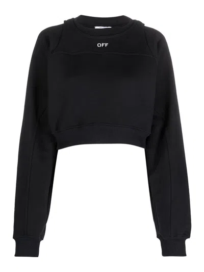 OFF-WHITE SUDADERA - NEGRO