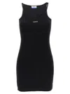 Off-white Logo Stretch-cotton Jersey Dress