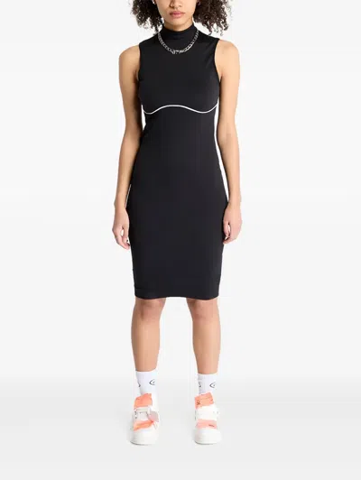Off-white Off-stamp Dress In Black