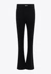 Off-white Flared Leggings With In Black