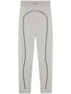 Off-white Gray Stamp Seamless Leggings In Grey