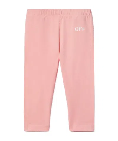 Off-white Off-stamp Leggings In Pink