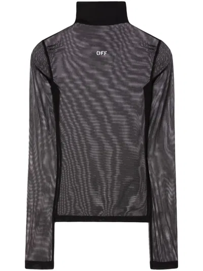 OFF-WHITE OFF STAMP LONG-SLEEVE TOP
