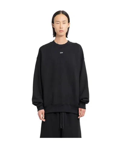 OFF-WHITE OFF-WHITE LOGO PRINTED CREWNECK SWEATSHIRT
