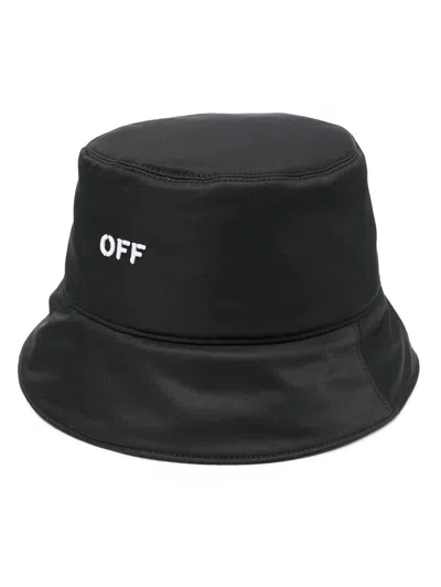 Off-white Off Stamp Rev Bucket Hat Accessories In Black