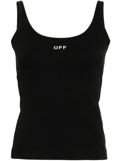 Off-white Off Stamp Rib Tank Top