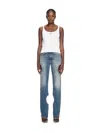 Off-white Off White Tank Top With Off Embroidery In White