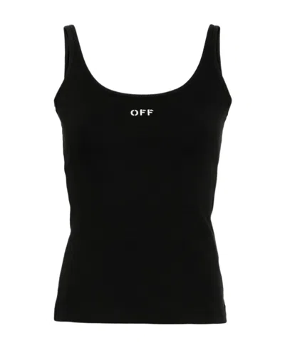 OFF-WHITE OFF-WHITE OFF STAMP SLEEVELESS TANK TOP