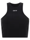 OFF-WHITE OFF-WHITE "OFF STAMP" RIBBED TANK TOP