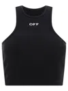 Off-white Off Stamp Tops Black
