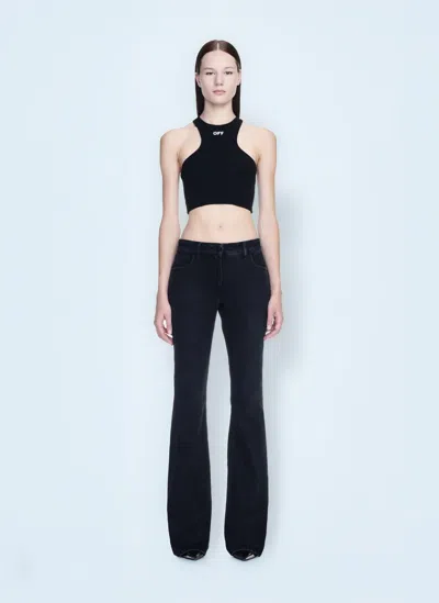 Off-white Off Stamp Ribbed Top