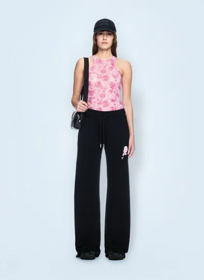 Off-white Off Stamp Roses Mesh Tank Top