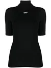 Off-white Off Stamp Sec Skin S/s Turtle Black Whit In Black