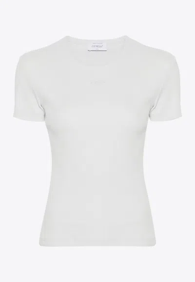 OFF-WHITE OFF STAMP SHORT-SLEEVED CREWNECK T-SHIRT