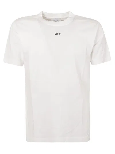 Off-white Off Stamp Slim T-shirt In White/black