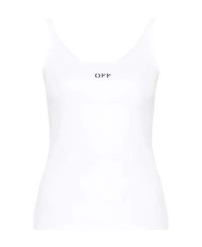 OFF-WHITE OFF-WHITE OFF STAMP SLEEVELESS TANK TOP