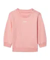 Off-white Off Stamp Sweatshirt In Pink
