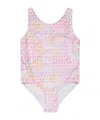 Off-white Off Stamp Swimsuit In Pink