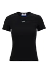 Off-white Off Stamp Rib Basic Tee Black White