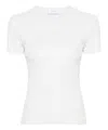 Off-white Off Stamp Short-sleeved Crewneck T-shirt In White
