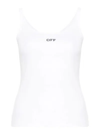 OFF-WHITE TOP - BLANCO