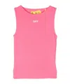 Off-white Off Stamp Tank Top In Pink