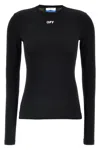Off-white 'off Stamp' Top In Black