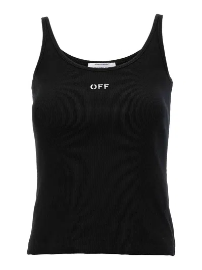 OFF-WHITE TOP - NEGRO