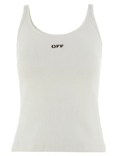 Off-white Off Stamp Top In White