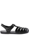 Off-white Off To Sandals In Black