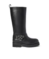 Off-white Black Off Track Boots In Black