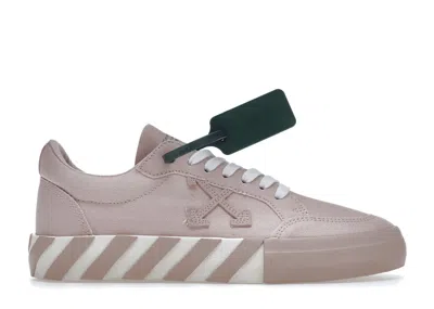 Pre-owned Off-white Off Vulc Low Canvas (women's) (fw22) Sneakers In Pink/white