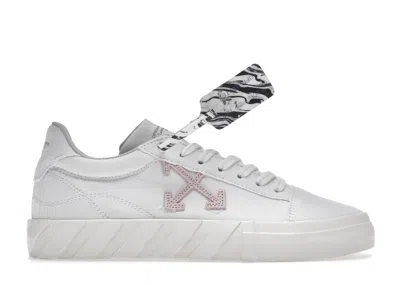 Pre-owned Off-white Off Vulc Low Eco Canvas Fw21 (women's) Sneakers In White/pink