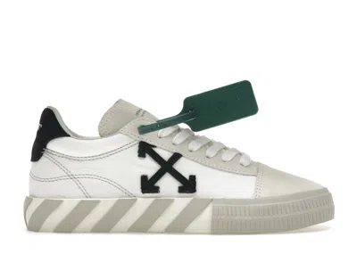Pre-owned Off-white Off Vulc Low (women's) Sneakers In White/beige/black
