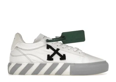 Pre-owned Off-white Off Vulc Low (women's) Sneakers In White/black/grey