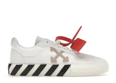 Pre-owned Off-white Off Vulc Low (women's) Sneakers In White/pink