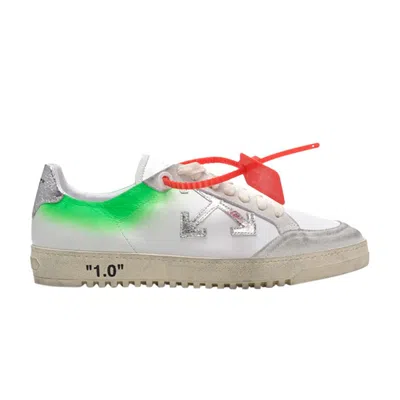 Pre-owned Off-white Off White 2.0 'white Green' | Men's Size 40.5
