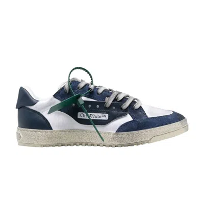 Pre-owned Off-white 5.0 Low 'navy Blue White' | Men's Size 40
