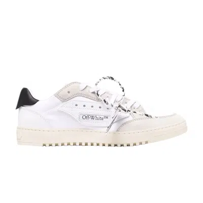 Pre-owned Off-white 5.0 Low 'white Black' | Men's Size 44