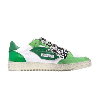 Pre-owned Off-white 5.0 Low 'white Green' | Men's Size 39