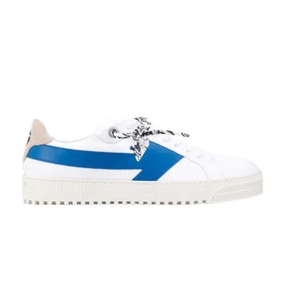 Pre-owned Off-white Arrow Low 'white Blue' | Men's Size 40